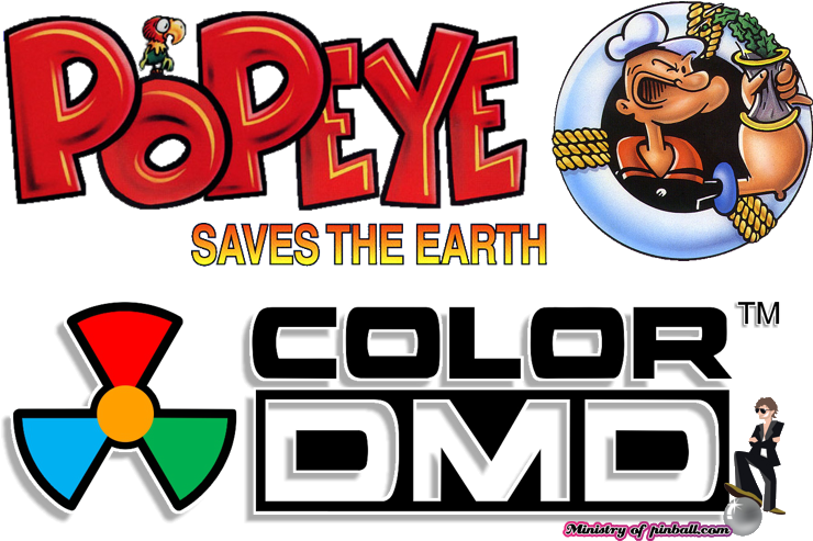 Popeye Colordmd - Colordmd (801x527), Png Download