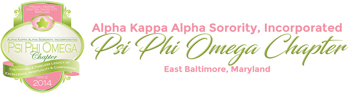 Alpha Kappa Alpha Sorority, Incorporated - Omega Psi Phi (1160x319), Png Download