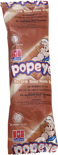 Popeye Coffee - Diamond Es Krim Popeye (500x500), Png Download