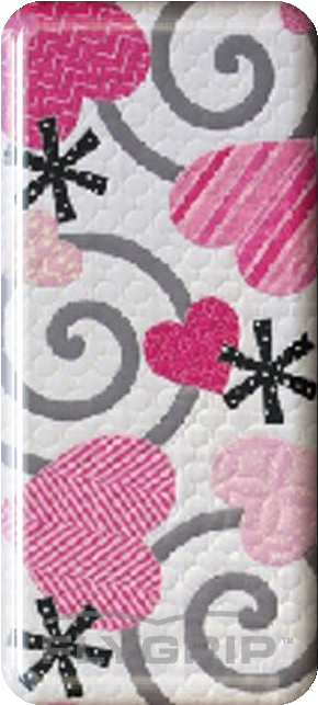 Flygrip Gravity Pink Hearts - Quilt (453x708), Png Download