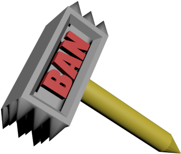 Banhammer - V2 - Ban Hammer Png (640x480), Png Download