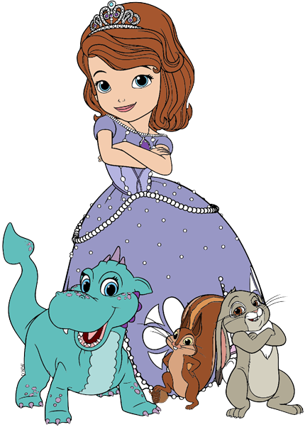 Sofia The First Clip Art - Clipart Sofia The First (430x601), Png Download