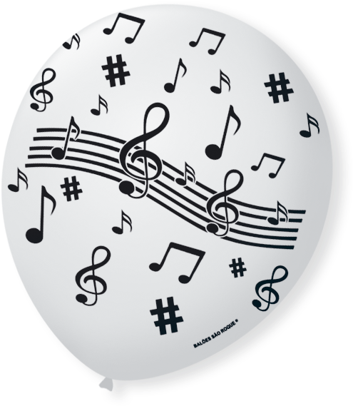 Balão Latex Nº9 - Balloon (531x607), Png Download