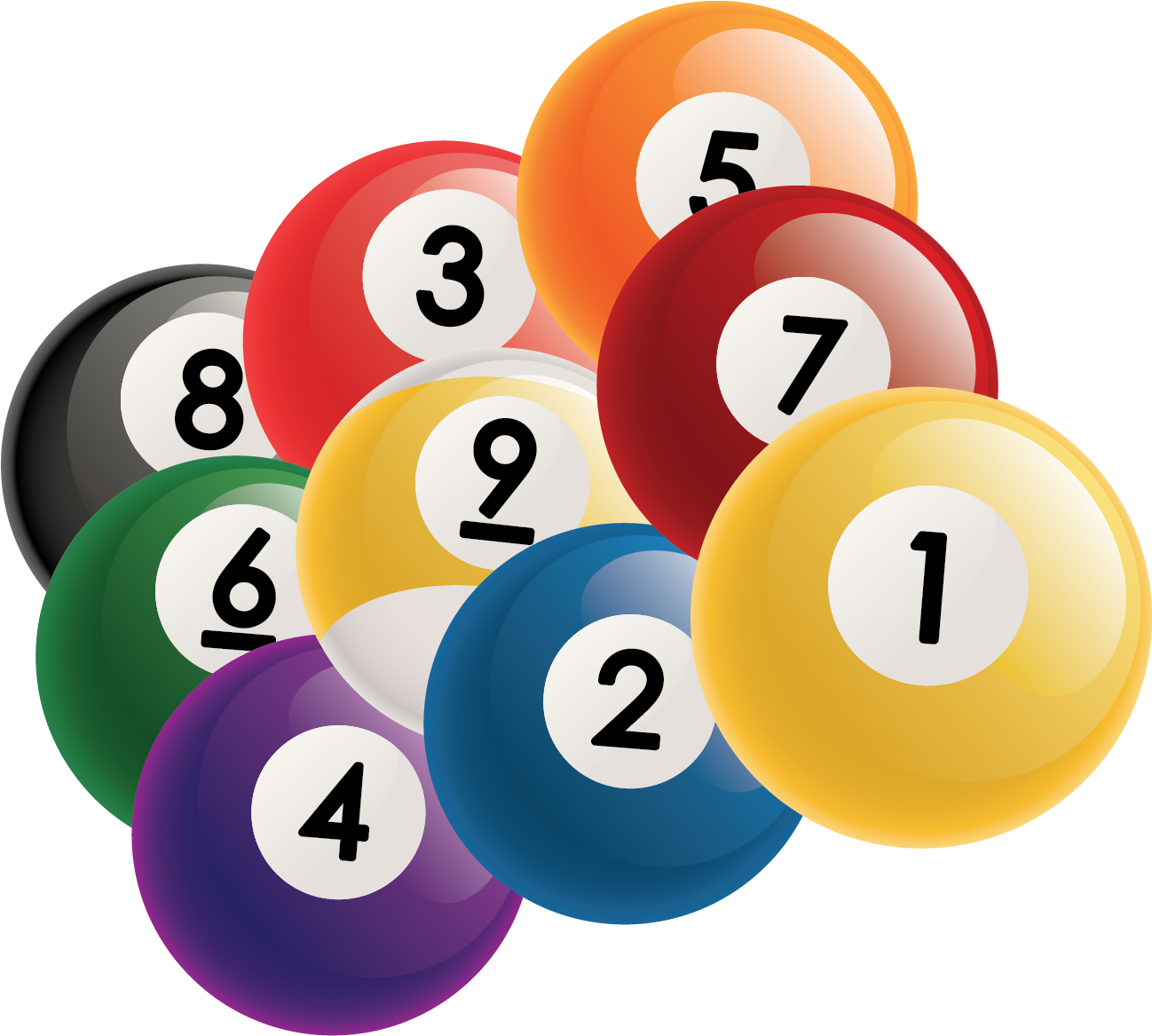 Picture Freeuse Library Home Page My Cms - 9 Ball Billiards Png (1297x1213), Png Download