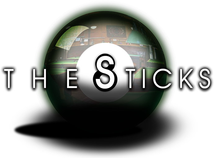 The Sticks Billiards & Lounge - Logo Billiards Png (800x522), Png Download