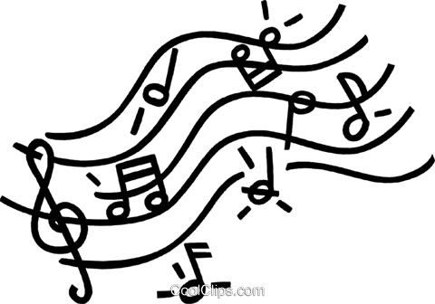 Notas Musicais Livre De Direitos Vetores Clip Art Ilustração - Music Note Transparent Background (480x336), Png Download
