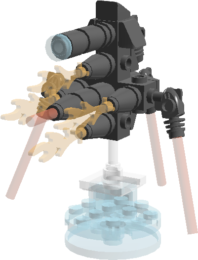 Catman Level Pack Rebuild 1 Melting Drone - Figurine (1040x601), Png Download