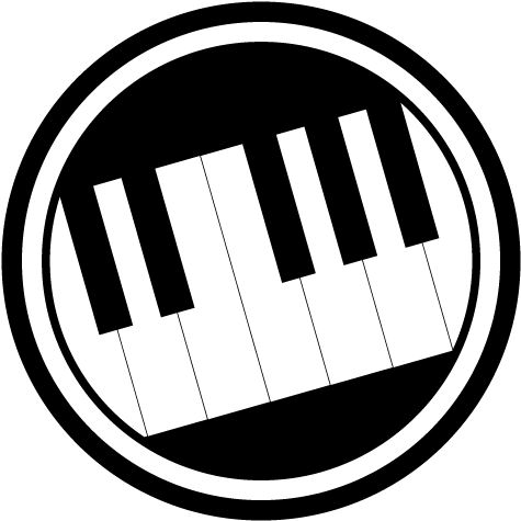 Notas Musicais No Piano - Violão E Teclado Png (500x500), Png Download