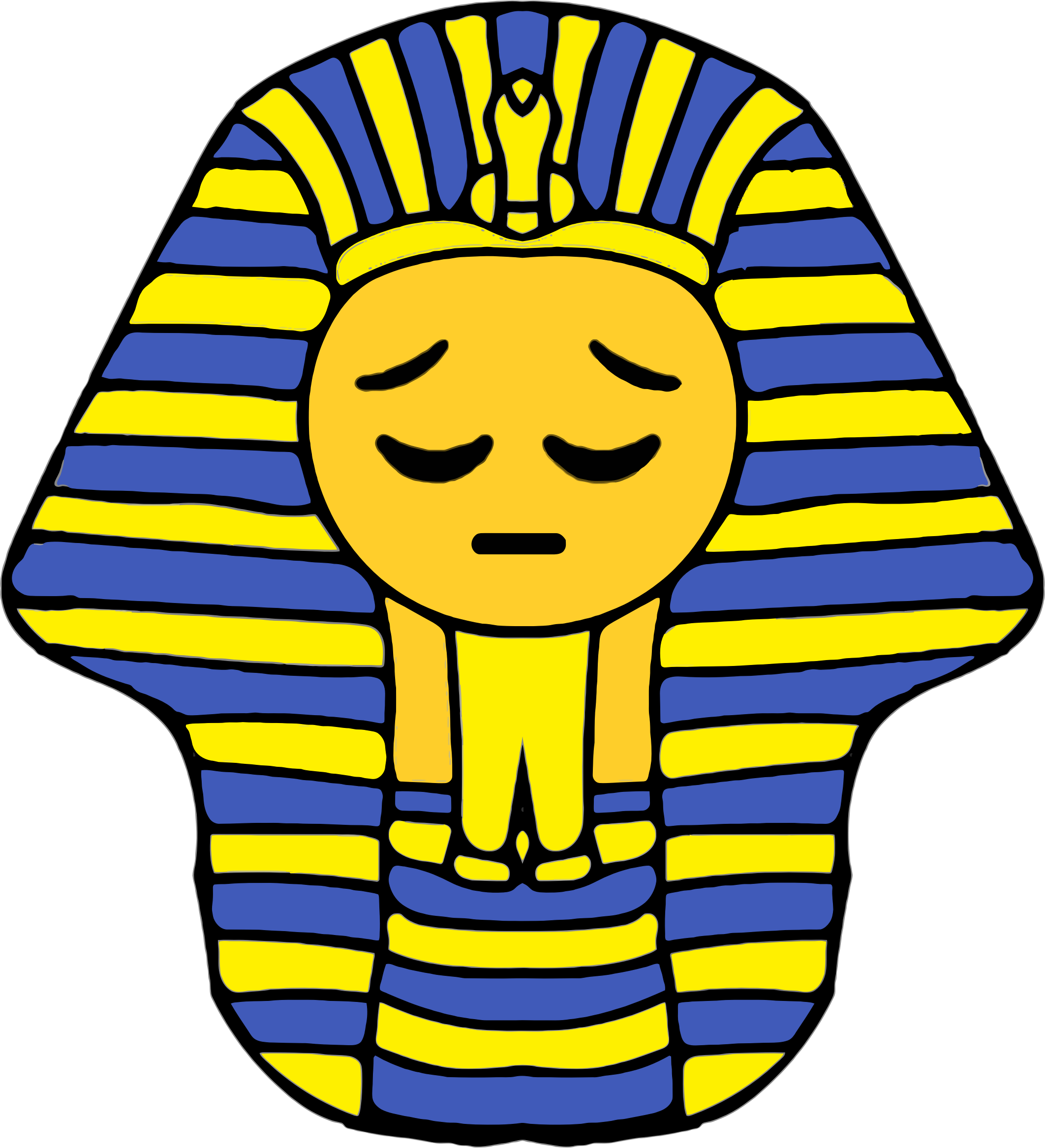 This Free Icons Png Design Of Pharaoh Smiley 3 (2124x2334), Png Download