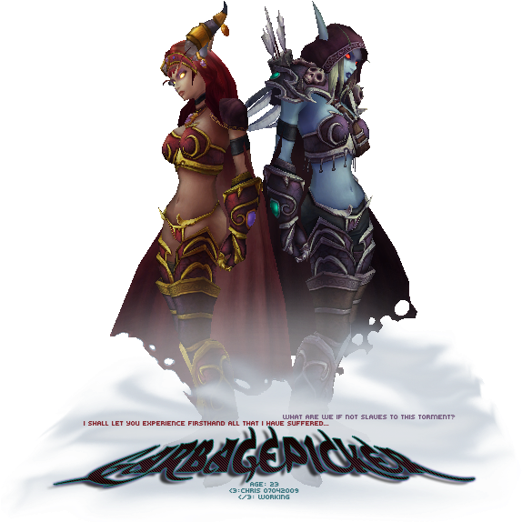 Alexstrasza And Lady Sylavanas - World Of Warcraft Sylvanas Png (591x582), Png Download