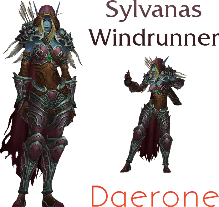 Sylvanas Windrunner - Zip - Sylvanas Windrunner Burning Legion (700x663), Png Download