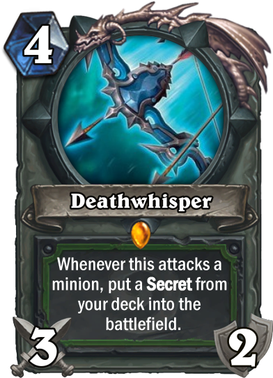 This Is Sylvanas Windrunner's Weapon - Warrior Legendary Weapon Hearthstone (400x557), Png Download
