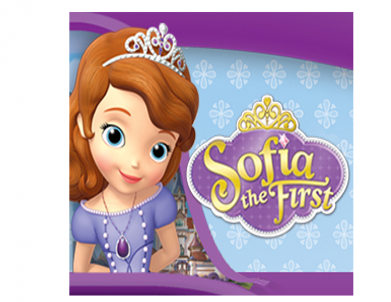 Princess Sofia Topper Characters - Blank Sofia The First Invitation Template (800x800), Png Download