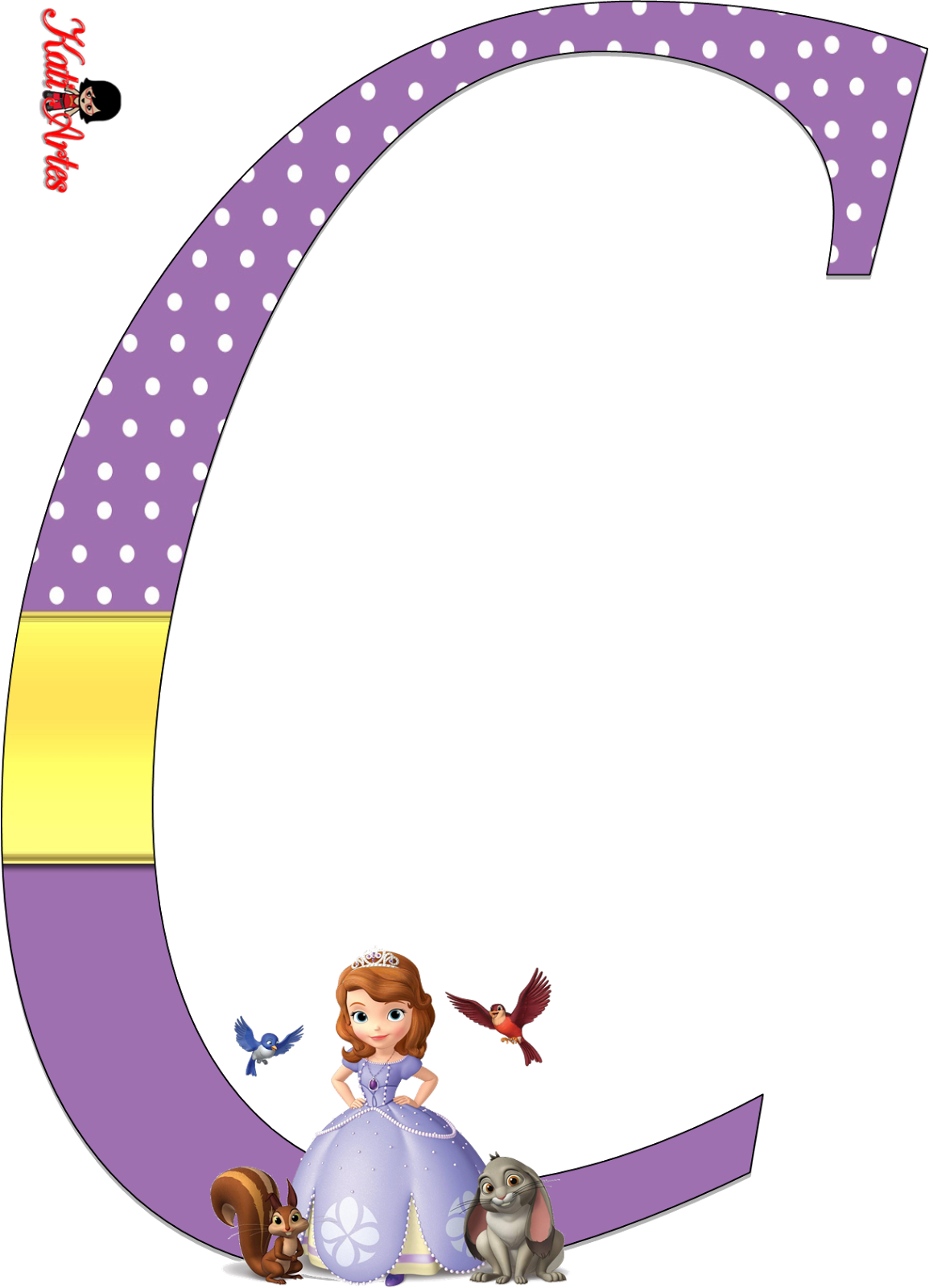 Letter Birthday Party Sofia Transprent Png Free - Cumpleaños De Princesa Sofia Letras (1154x1600), Png Download