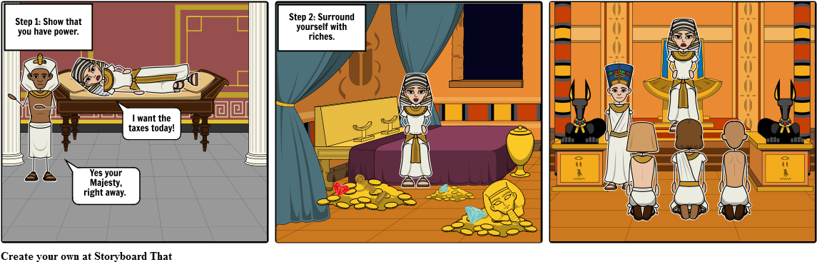 Egypt Pharaoh Requirements - Cartoon (1164x385), Png Download
