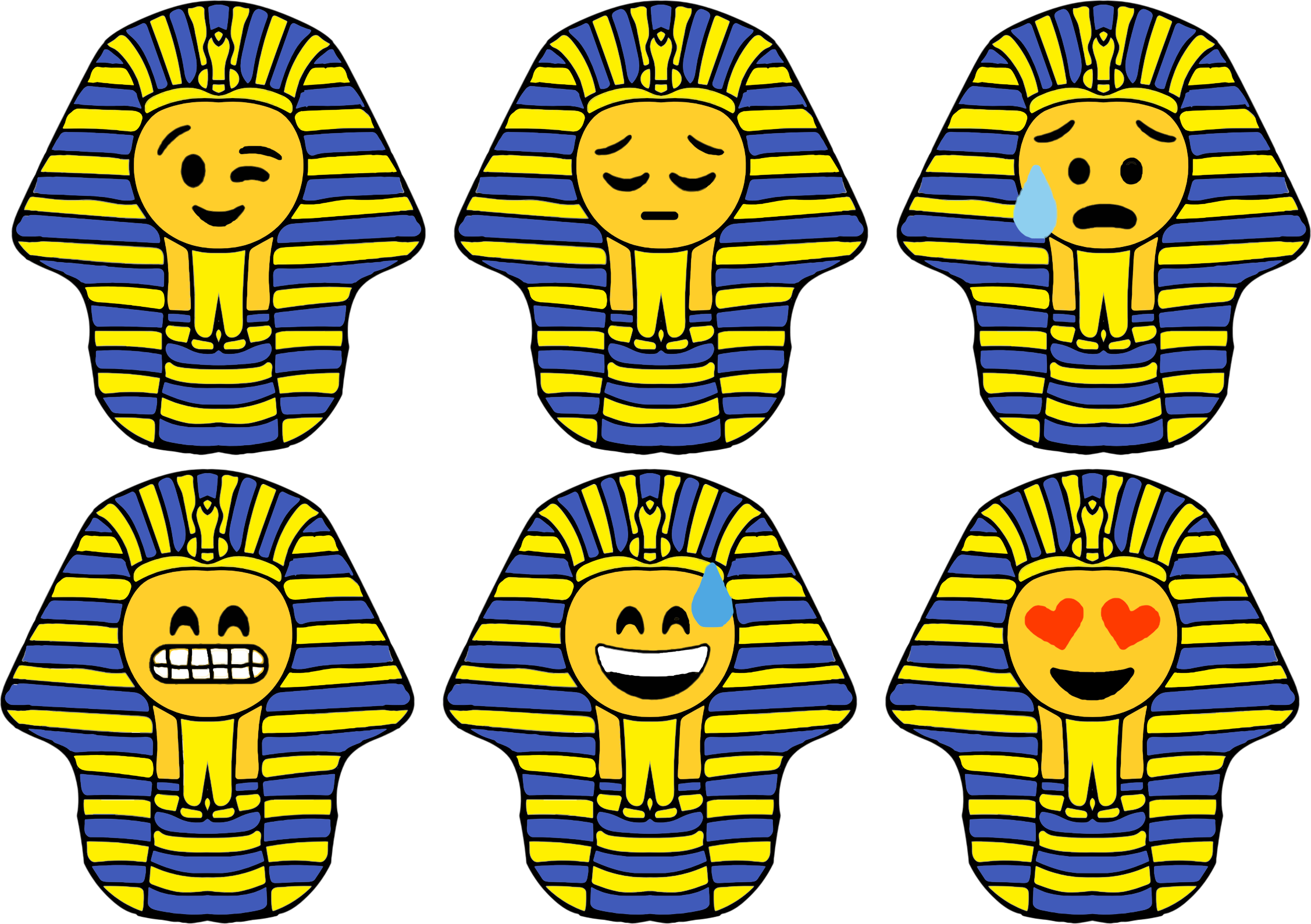 Smiley Ancient Egypt Emoticon Pharaoh Computer Icons - Pharaoh Smiley (482x340), Png Download