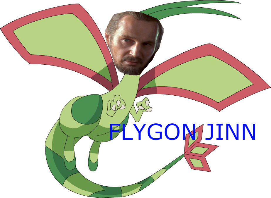 You've Heard Of Qui Gon Gym, But Have You Heard Of - Pokemon Flygon (924x677), Png Download
