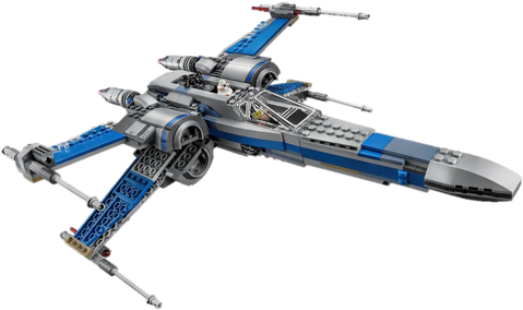 You Will Earn 16 Reward Points By Buying This Product - Lego Star Wars Resistance X Wing (491x295), Png Download