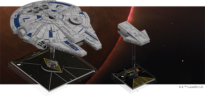 Very Few People Know This, But Games News Comes To - X Wing Miniatures Lando's Millennium Falcon (700x331), Png Download