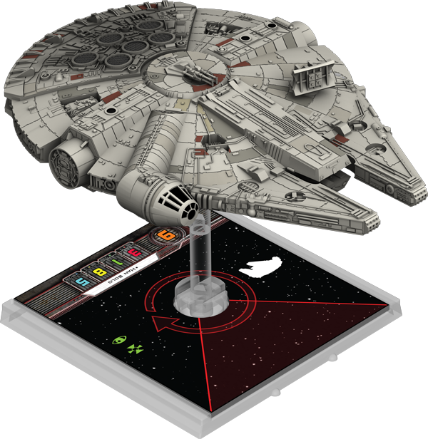 Ff Heroes Xwing Falcon - Heroes Of The Resistance Millennium Falcon (600x616), Png Download