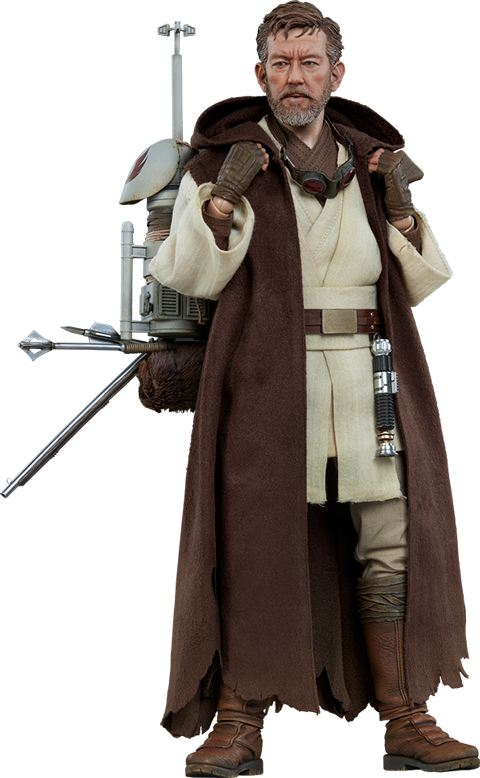 Obi-wan Kenobi Star Wars Mythos 1/6 Action Figure By - Star Wars Mythos Obi-wan Kenobi 1:6 Scale Figure (480x778), Png Download