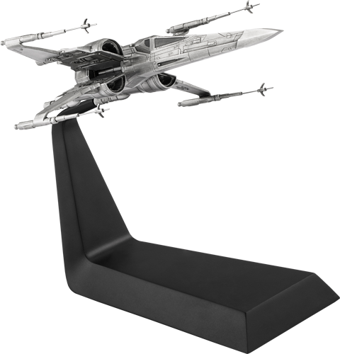 Star Wars Pewter Collectible X-wing Starfighter - X-wing Starfighter (480x500), Png Download