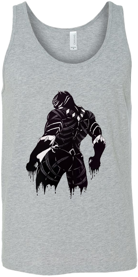 Black Panther Mask Black Shirt - Black Panther Hd Wallpaper For Android (1000x1000), Png Download