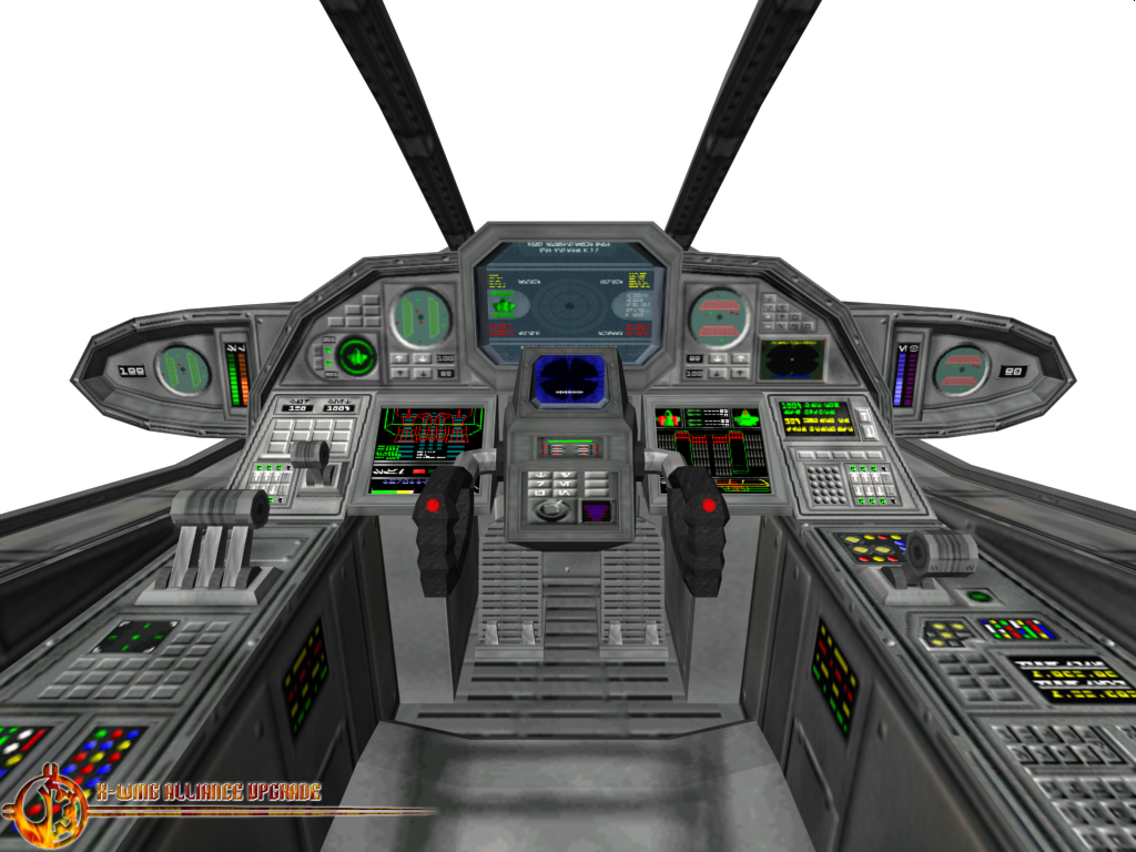Clipart Resolution 1024*768 - Star Wars X Wing Cockpit (1024x768), Png Download