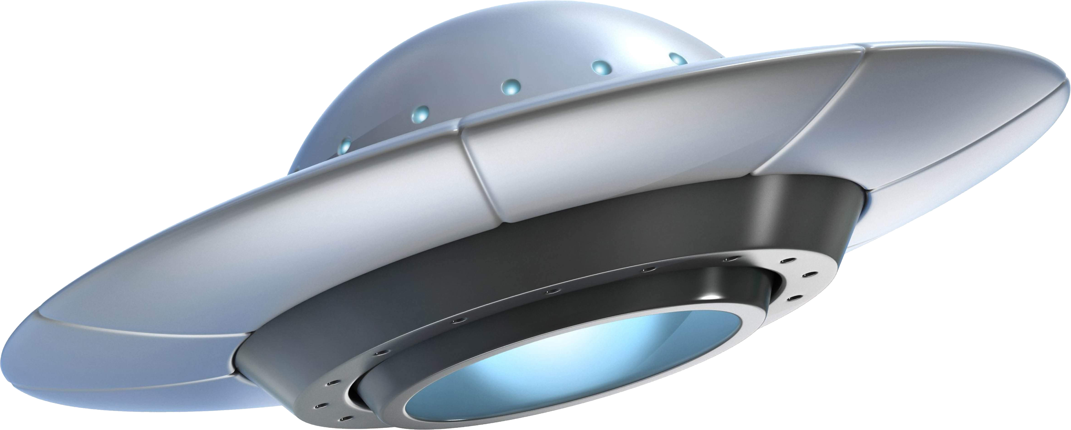 Ufo Clipart Transparent (3500x1405), Png Download