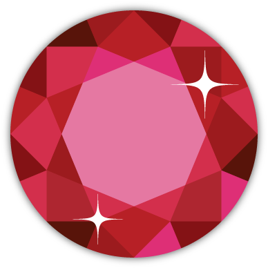 Women Earned 57% Of Bachelor's Degrees But Only 18% - Red Gem Circle Png (500x500), Png Download