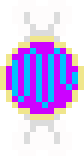 Wildberry Pop Tart Taffy Perler Bead Pattern / Bead - Pixel Art Logo Google (295x547), Png Download