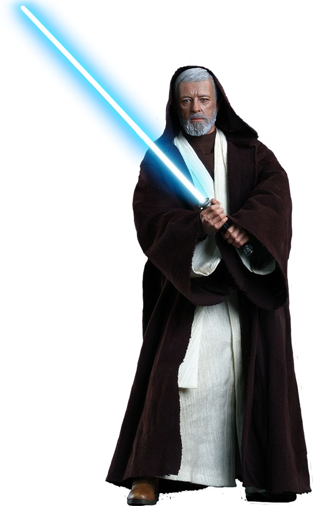 Obi-wan Kenobi - Star Wars Iv Obi Wan Kenobi (619x1000), Png Download