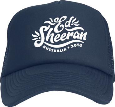 Ed Sheeran Australia Embroidered Trucker (369x342), Png Download