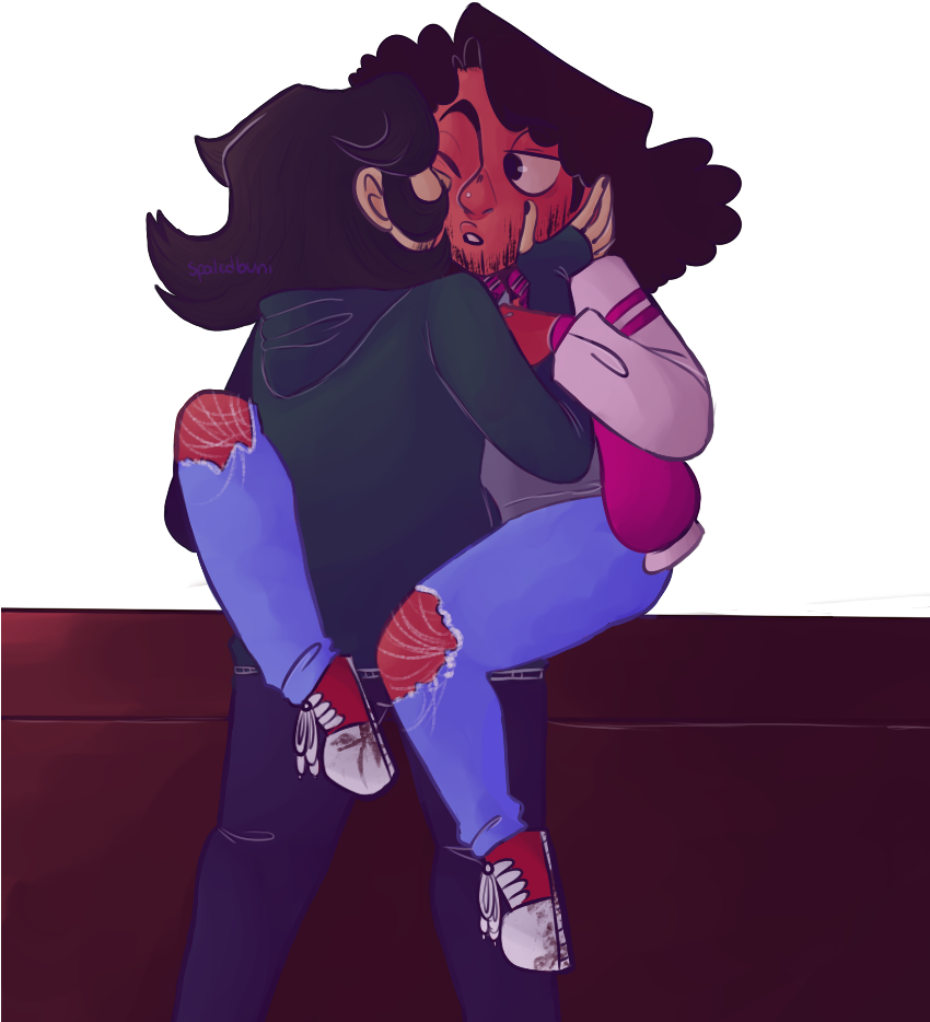 2 - Thomas Jefferson X Angelica Hamilton Fanart (500x563), Png Download