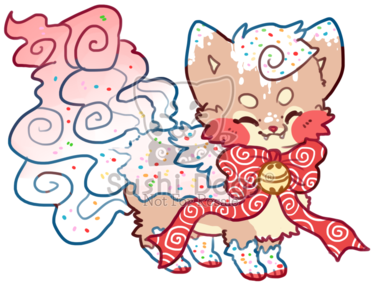 Strawberry Poptart By Sooshdatabase On Deviantart - Sushi Cats Deviantart (400x318), Png Download