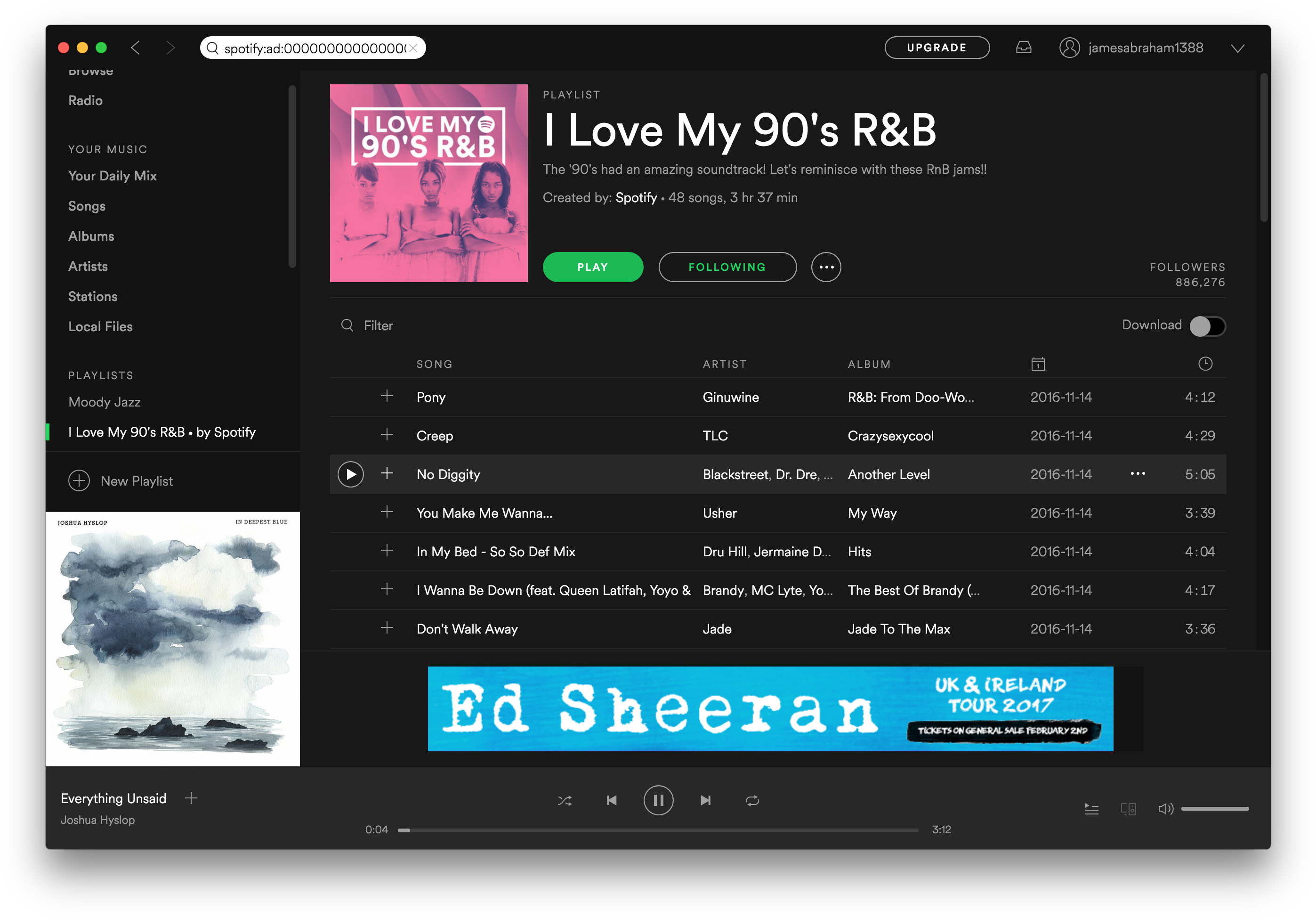 Ed Sheeran Live - Hyslop, Joshua-in Deepest Blue (cd) (2826x1974), Png Download