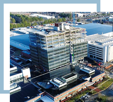 The Iconic High-rise Office Tower Under Construction - Chesapeake Va Dollar Tree (447x403), Png Download