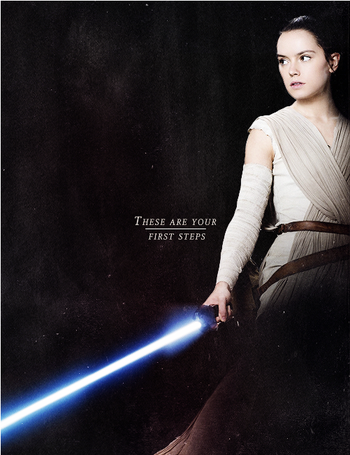 • * Spoilers Mine Star Wars Rey Obi Wan Kenobi Tfa - Rey Star Wars Edit (600x750), Png Download