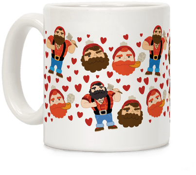 Lumberjack Love Coffee Mug - Mug (484x484), Png Download