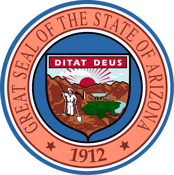 Arizona State Seal (547x550), Png Download