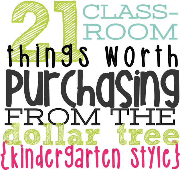 As A Teacher I Set Off To The Dollar Tree Regularly - Classroom (650x650), Png Download