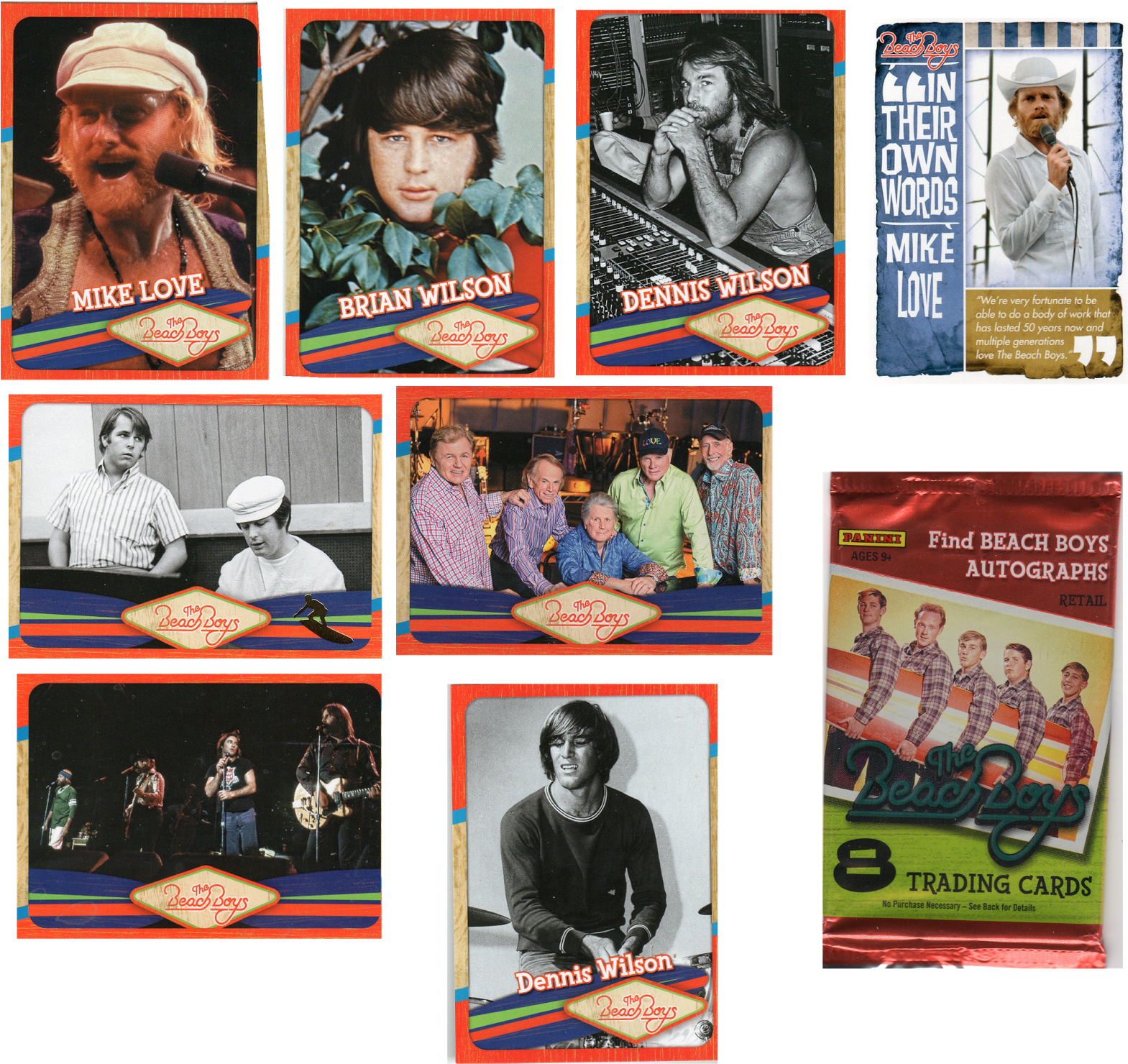 Next Was A Random 6 Trading Cards Pack 1 Is Supposed - Brian Wilson (1600x1568), Png Download