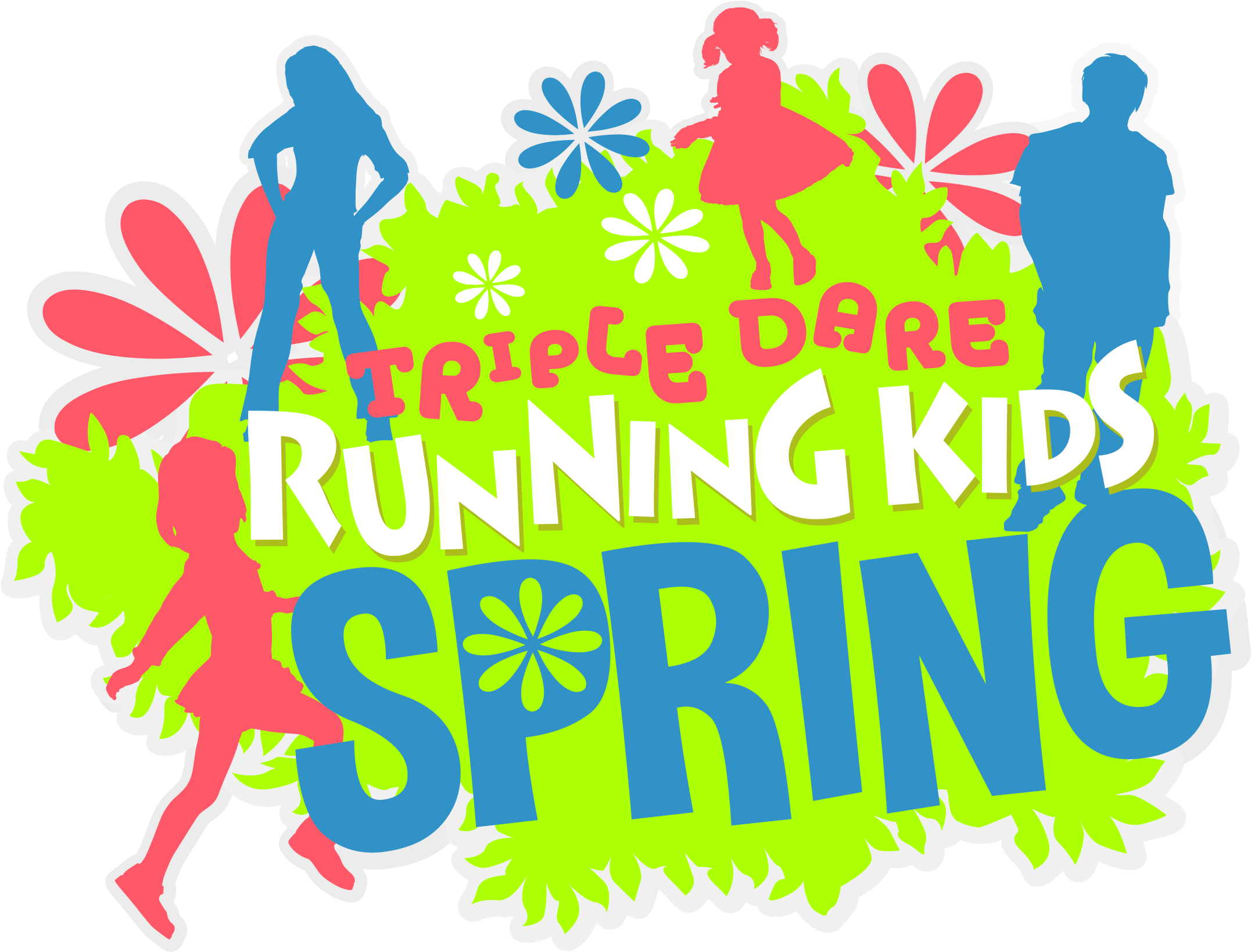 Tdr Kids Race Spring - Clip Art (2161x1647), Png Download