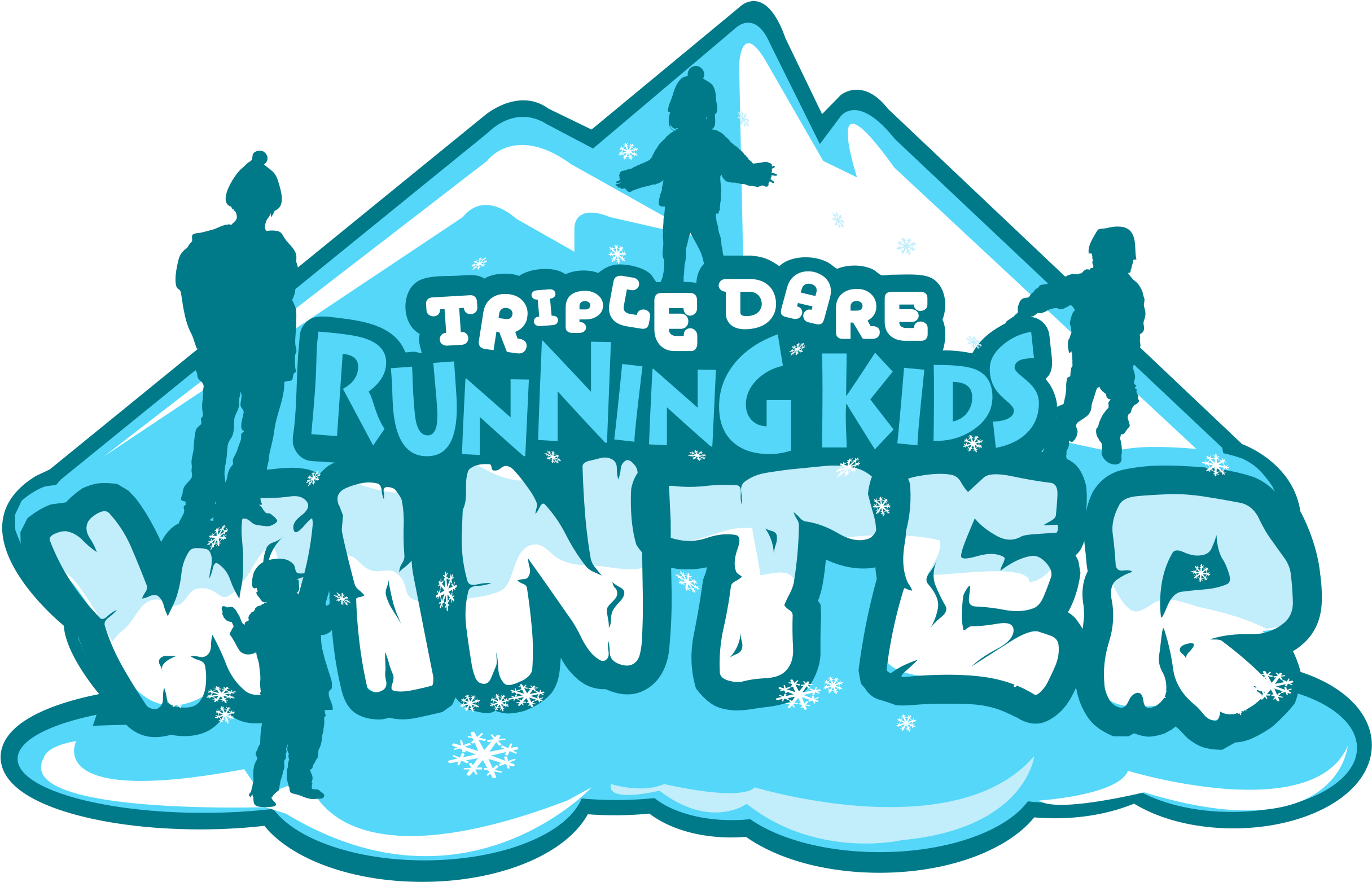 Triple Dare Running Kids Race Winter - Triple Dare Running Company (2534x1670), Png Download