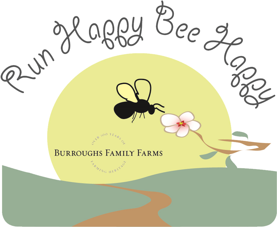 Course-run Or Walk This Rolling Hills 5k Course Along - Bee Run (980x789), Png Download