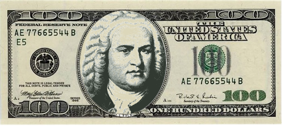 Classical Music For $100 - 2018 100 Dollar Bill (550x245), Png Download