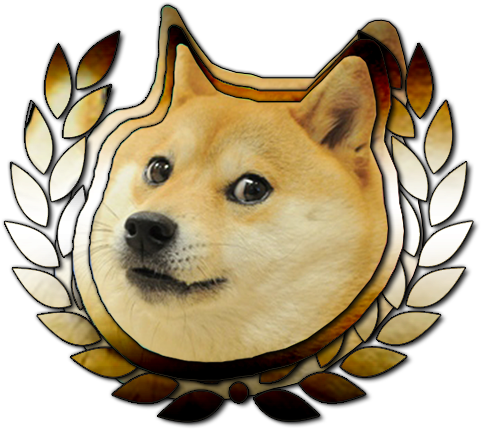 Doge Logo - Png - Smooffly Funny Doge Mousepad Rectangle Shape (500x500), Png Download