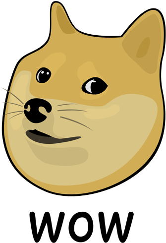 I Know Doge Is Considered Cancer Here, But My Brother - Wow Doge Sticker (500x500), Png Download
