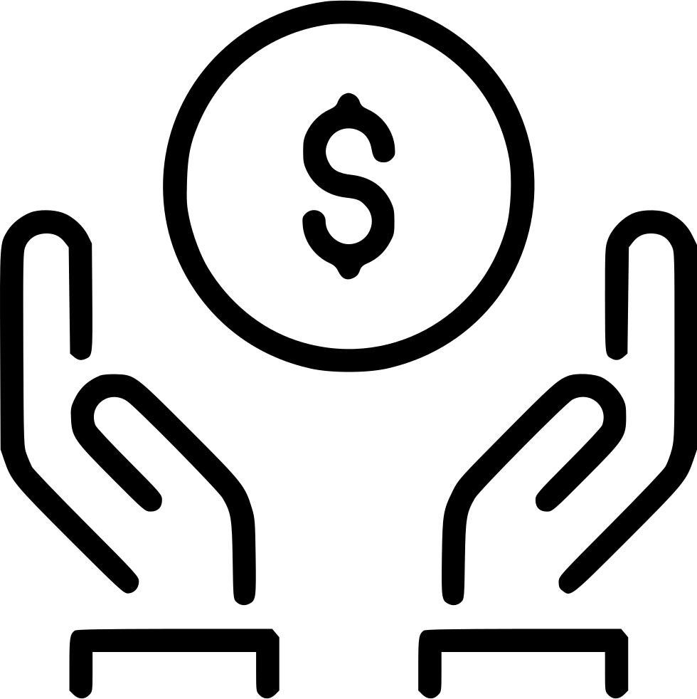 Hand Take Money Comments - Hand Donation Icon (980x982), Png Download
