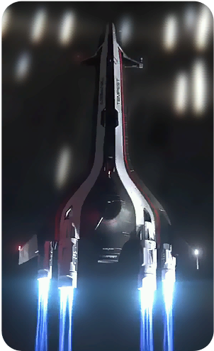 Ships And Vehicles Folder - Mass Effect (340x528), Png Download